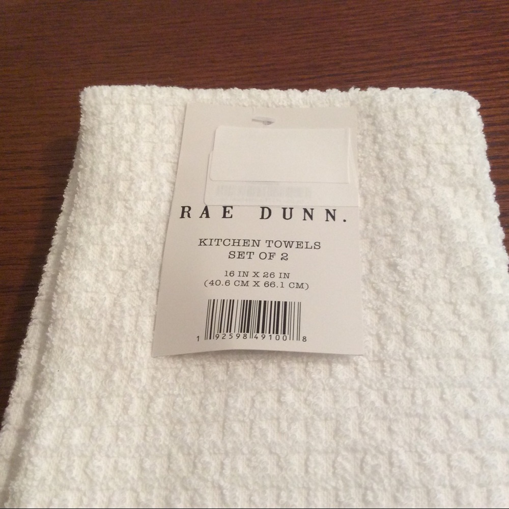 Rae Dunn MERRY & BRIGHT and BELIEVE Kitchen Towels - Picture 4 of 5